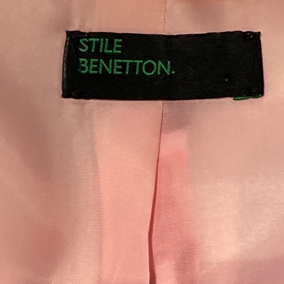 Benetton Pink Blazer SZ US6 - Picture 6 of 7